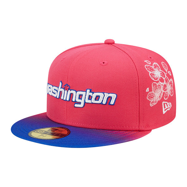 Washington Wizards New Era NBA 2022-23 CITY EDITION 59Fifty Fitted Hat - Pink/Royal