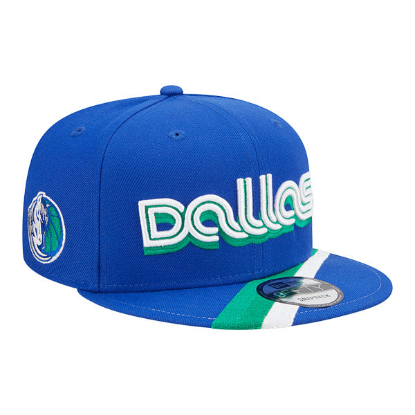 Dallas Mavericks New Era NBA 2022-23 CITY EDITION 9Fifty Snapback Hat - Royal/Green