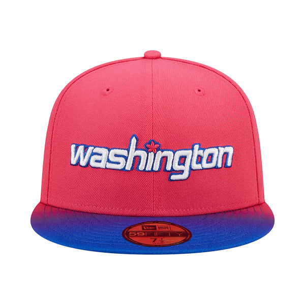 Washington Wizards New Era NBA 2022-23 CITY EDITION 59Fifty Fitted Hat - Pink/Royal