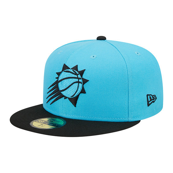 Phoenix Suns New Era NBA 2022-23 CITY EDITION 59Fifty Fitted Hat - Vice Blue/Black