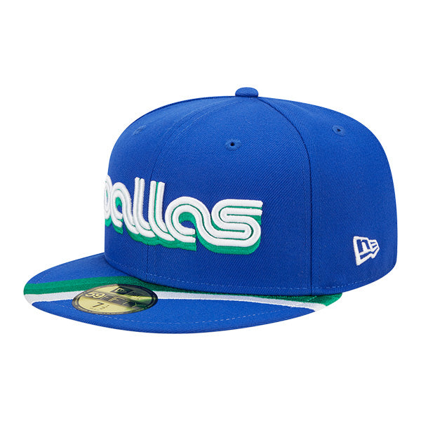 Dallas Mavericks New Era NBA 2022-23 CITY EDITION 59Fifty Fitted Hat - Royal/Green