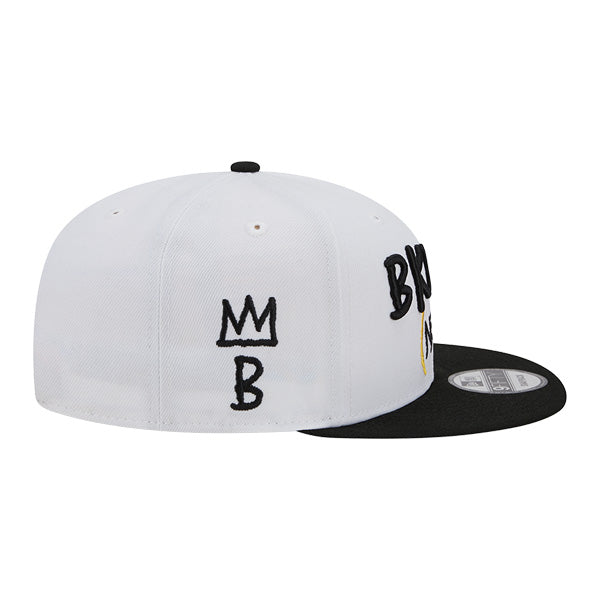 Brooklyn Nets New Era NBA 2022-23 CITY EDITION 9Fifty Snapback Hat - White/Black