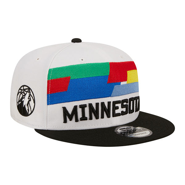 Minnesota Timberwolves New Era NBA 2022-23 CITY EDITION 9Fifty Snapback Hat - White/Black