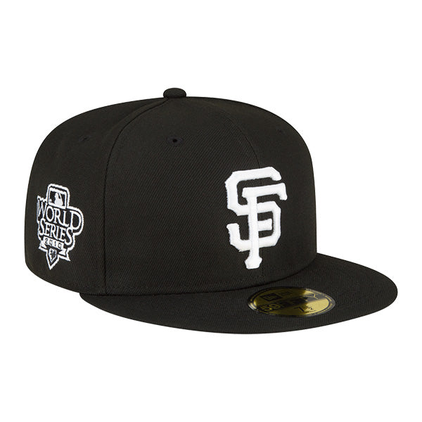 San Francisco Giants New Era 2010 World Series Exclusive 59Fifty Fitted Hat -Black/White