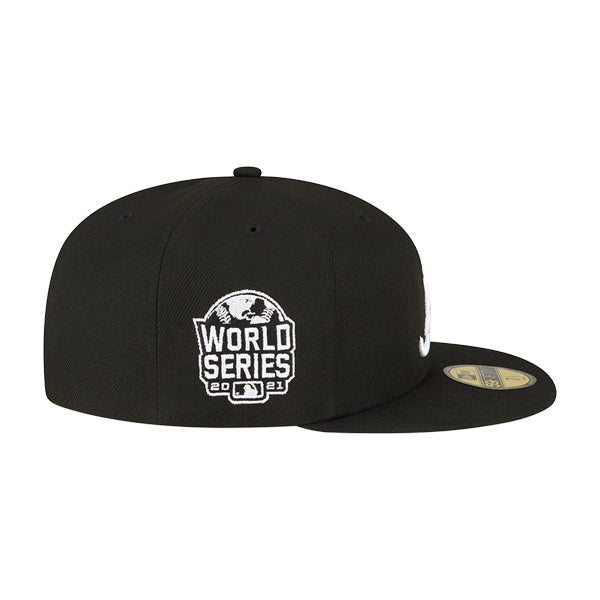 Atlanta Braves New Era 2021 World Series Exclusive 59Fifty Fitted Hat -Black/White