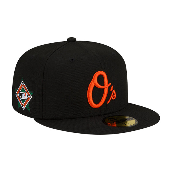 Baltimore Orioles 1993 All-Star Game New Era Exclusive 59Fifty Fitted Hat -Black/Orange