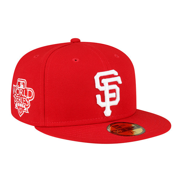 San Francisco Giants New Era 2010 World Series Exclusive 59Fifty Fitted Hat -Red/White