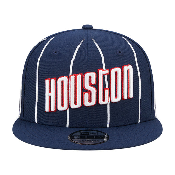 Houston Rockets New Era NBA 2022-23 CITY EDITION 9Fifty Snapback Hat - Navy/Red