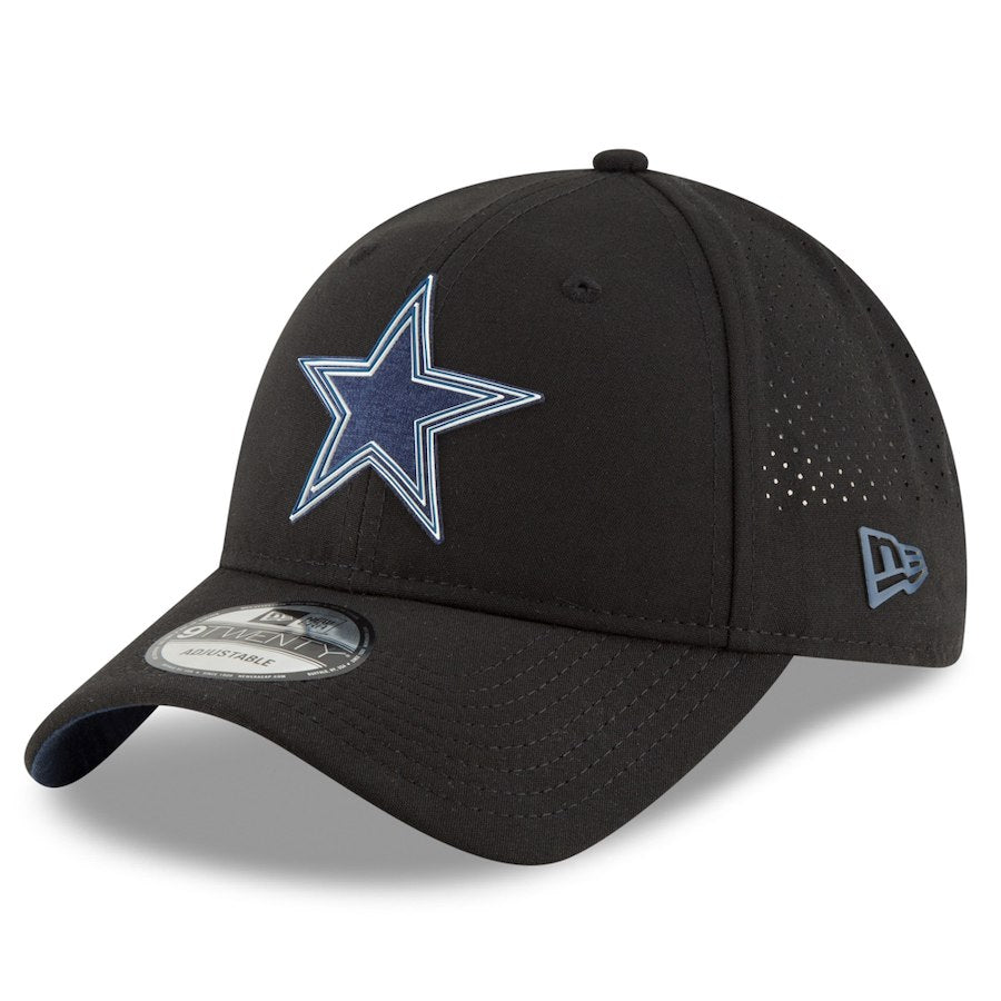 Dallas Cowboys New Era 2018 Training Camp 9Twenty Adjustable Dad's Hat - Black