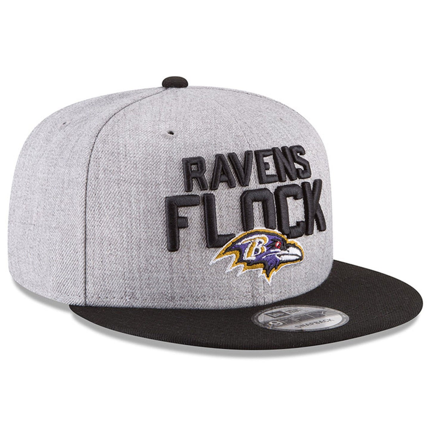 Baltimore Ravens New Era 2018 NFL Draft On-Stage 9Fifty Snapback Hat - Graphite