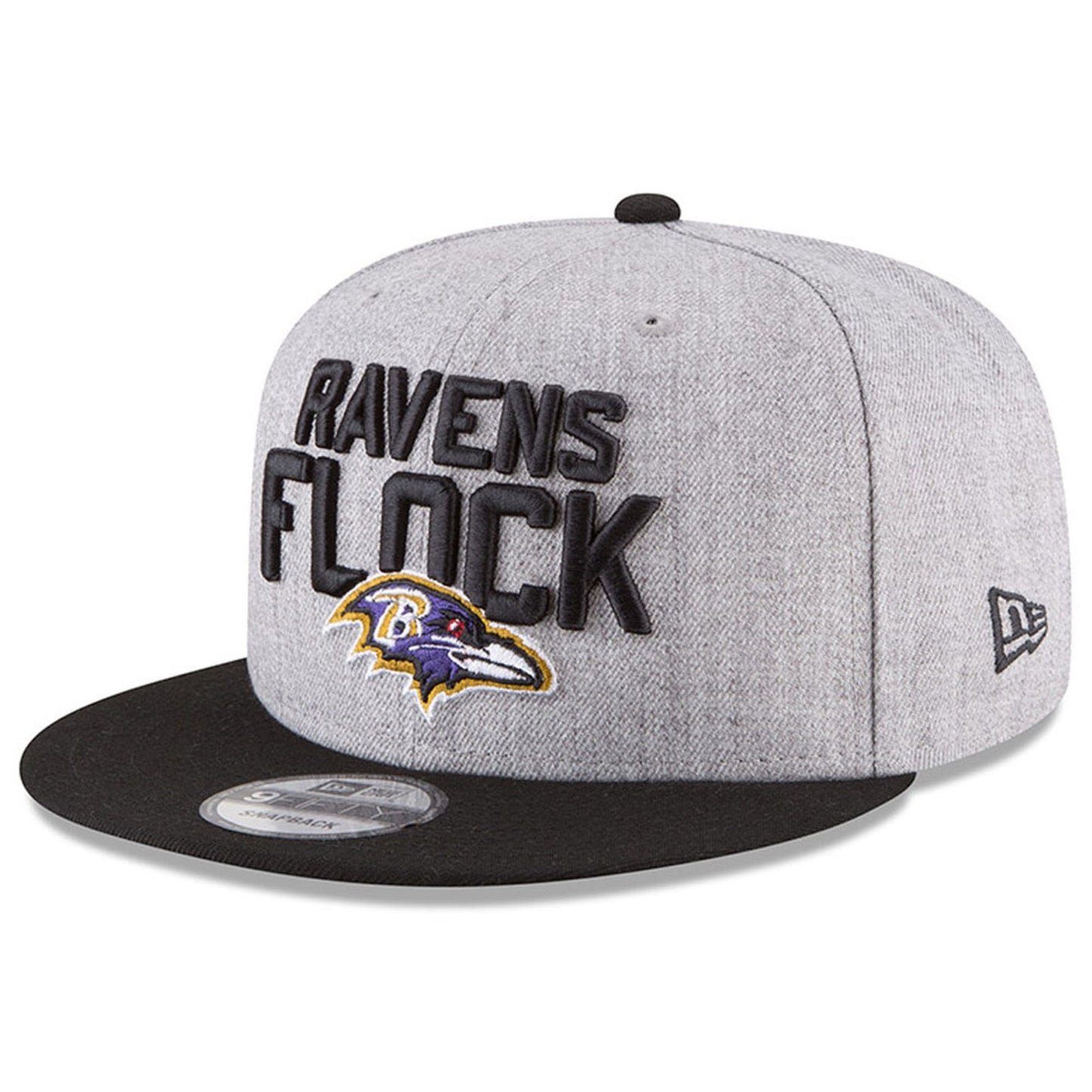 Baltimore Ravens New Era 2018 NFL Draft On-Stage 9Fifty Snapback Hat - Graphite