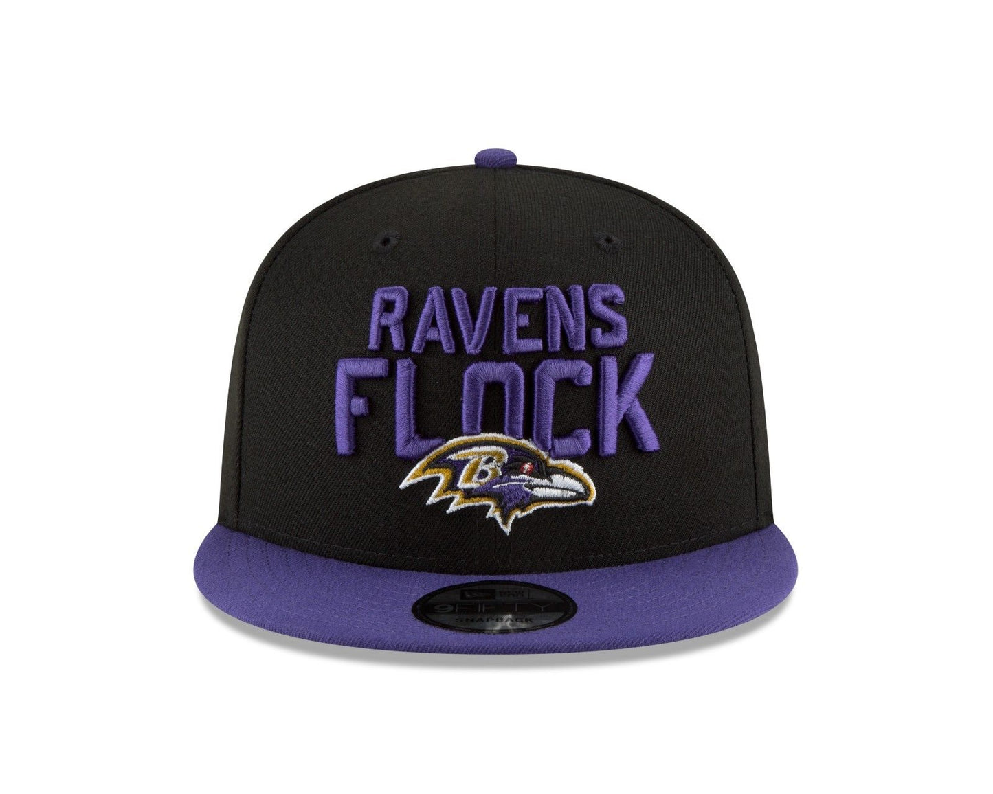 Baltimore Ravens New Era 2018 NFL Draft Spotlight 9Fifty Snapback Hat - Black