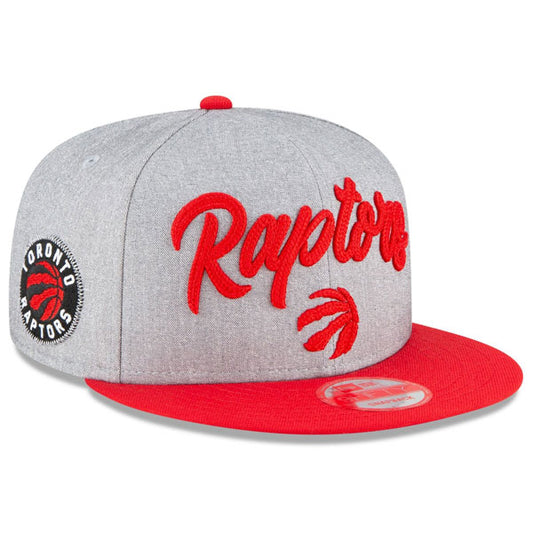 Toronto Raptors New Era 2020 NBA Draft Official On-Stage 9FIFTY Snapback Hat - Heather Gray