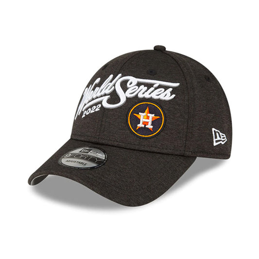 Houston Astros New Era 2022 American League Champions Locker Room 9FORTY Adjustable Hat - Black
