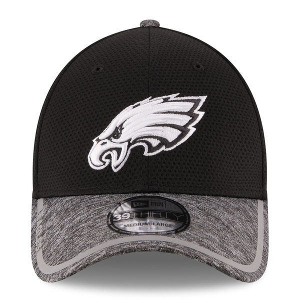 Philadelphia Eagles New Era NFL 2016 Training 39Thirty Flex-Fit Hat - Black