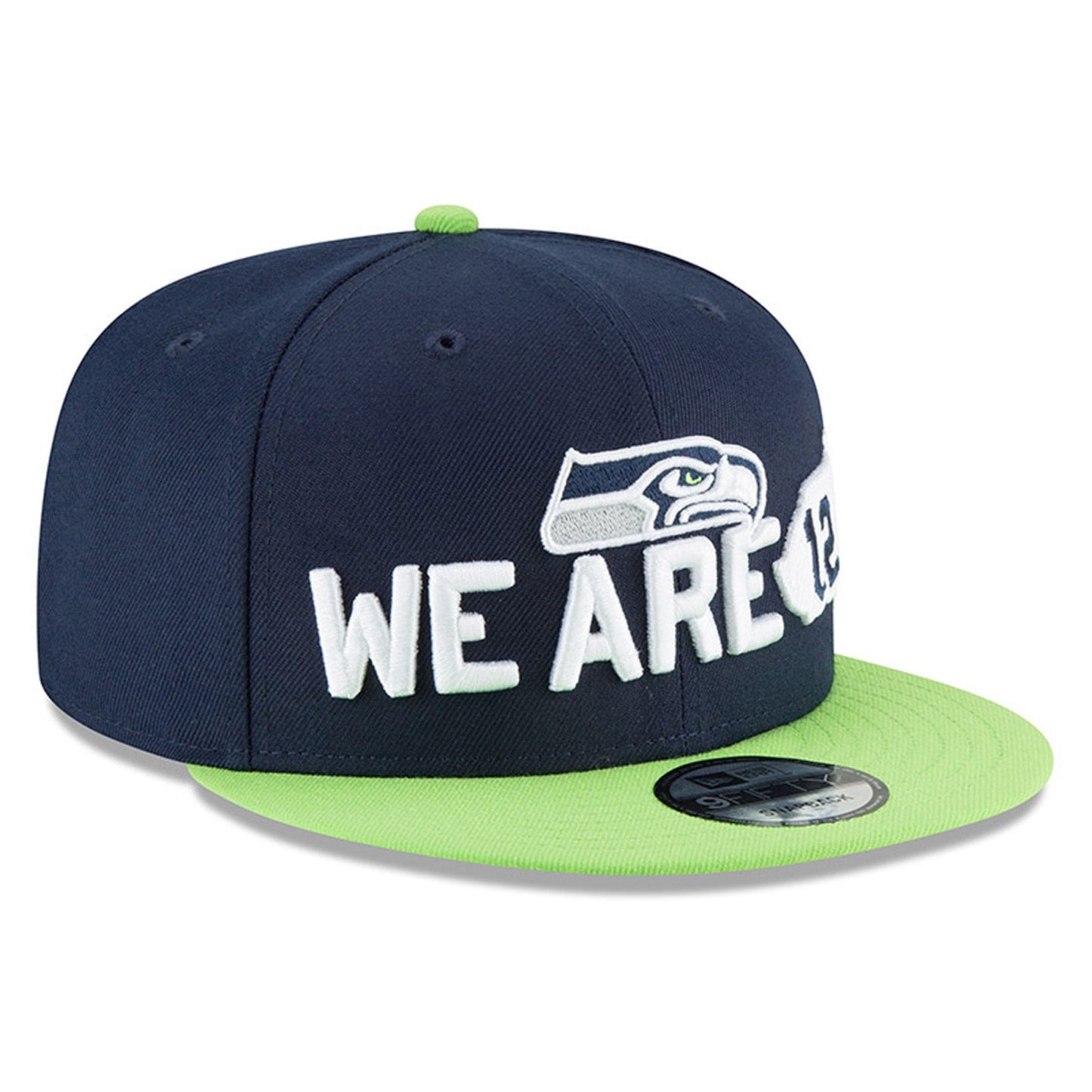 Seattle Seahawks New Era 2018 NFL Draft Spotlight 9Fifty Snapback Hat - Navy