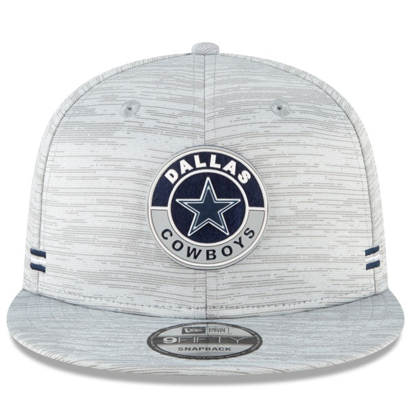 Dallas Cowboys New Era 2020 NFL Sideline Official 9FIFTY Snapback Hat - Gray