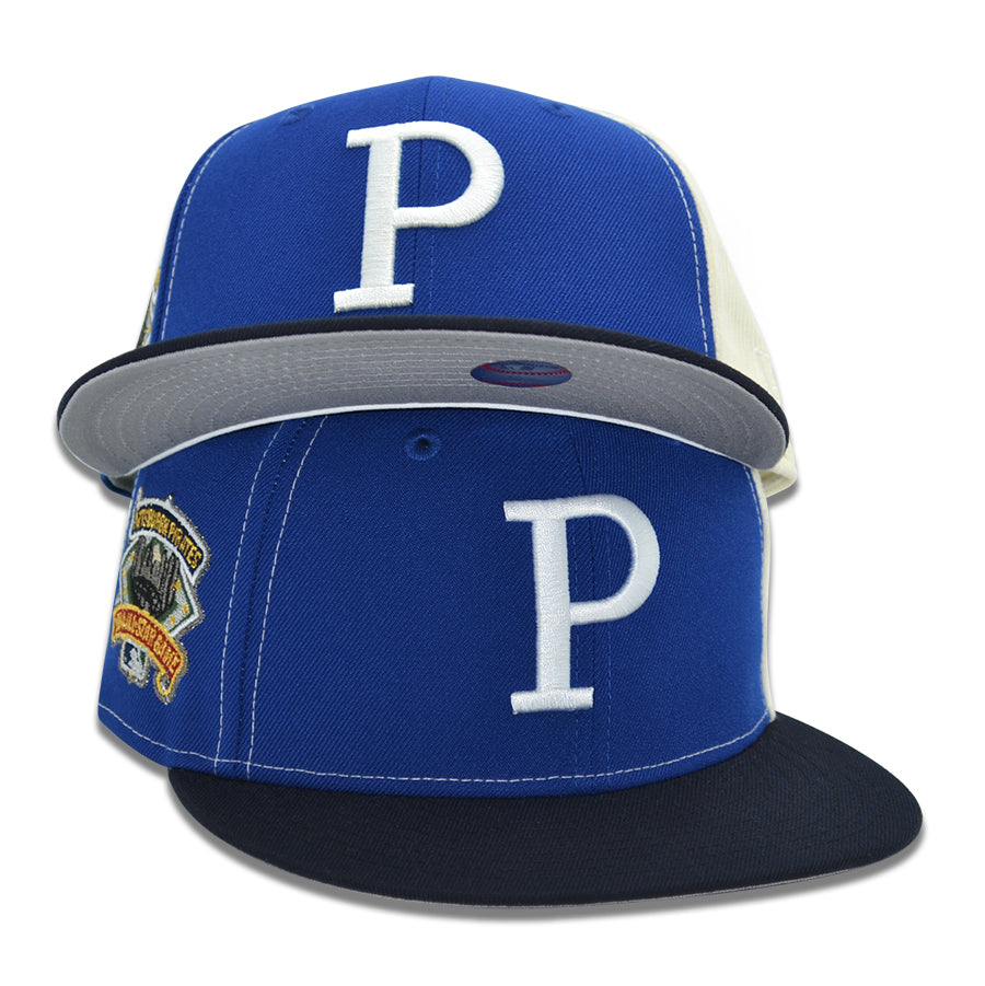 Pittsburgh Pirates “SPORT" Pinwheel Exclusive New Era 59Fifty Fitted Hat - Royal/Chrome/Cilantro/Black
