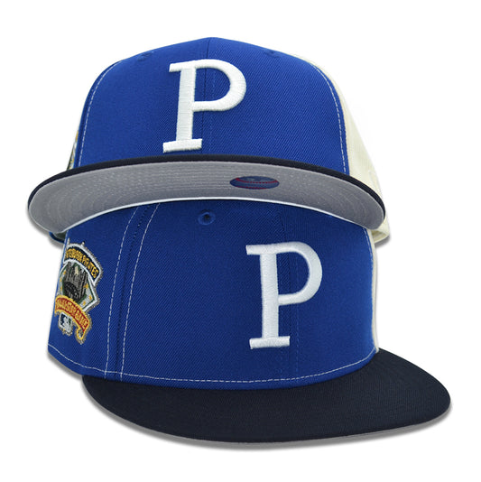 Pittsburgh Pirates “SPORT" Pinwheel Exclusive New Era 59Fifty Fitted Hat - Royal/Chrome/Cilantro/Black