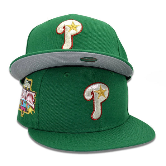 Philadelphia Phillies "TOMMY OLIVER" Exclusive New Era 59Fifty Fitted Hat - Kelly