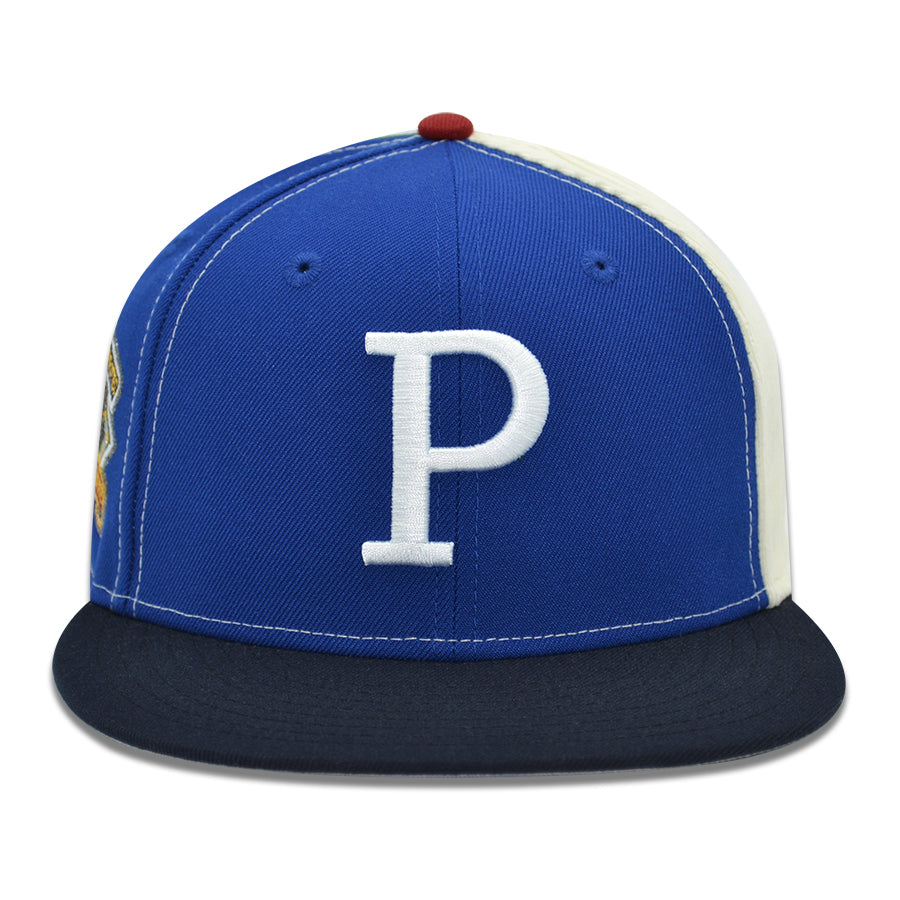 Pittsburgh Pirates “SPORT" Pinwheel Exclusive New Era 59Fifty Fitted Hat - Royal/Chrome/Cilantro/Black