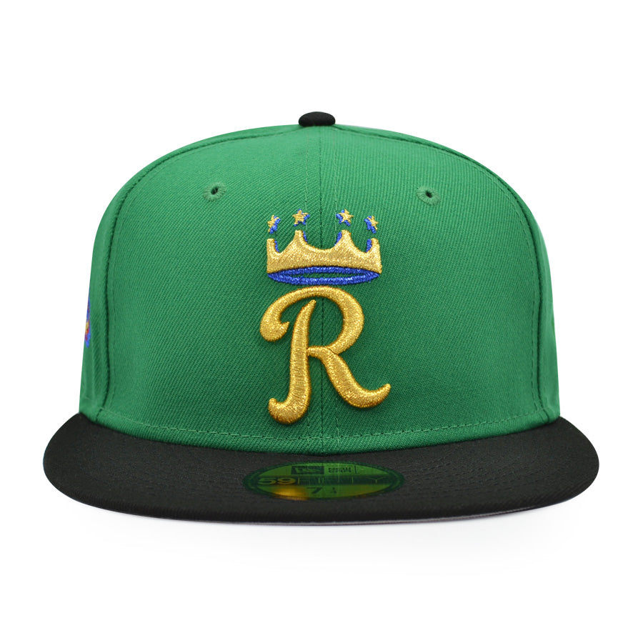 Kansas City Royals 50TH ANNIVERSARY Exclusive New Era 59Fifty Fitted Hat - Green/Black