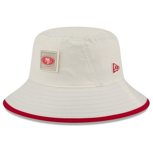 San Francisco 49ers New Era 2026 NFL Training Camp Sport Bucket Hat - Cream