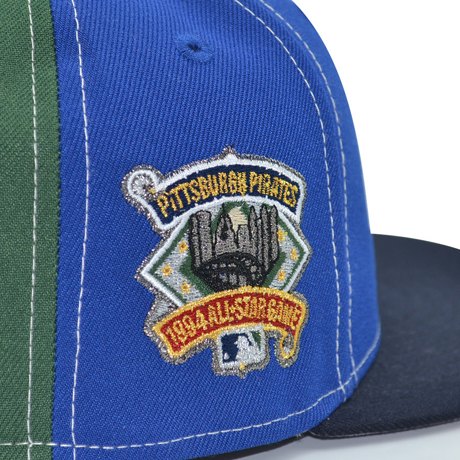 Pittsburgh Pirates “SPORT" Pinwheel Exclusive New Era 59Fifty Fitted Hat - Royal/Chrome/Cilantro/Black