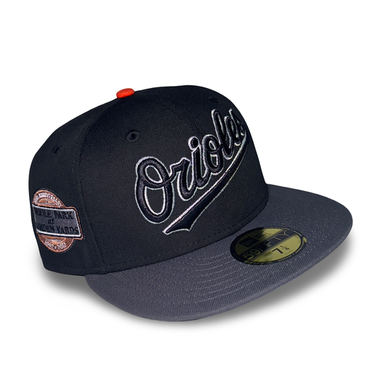 Baltimore Orioles "CAMDEN NIGHTS" Exclusive New Era 59Fifty Fitted Hat - Black/Dark Graphite