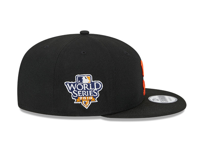 San Francisco Giants Exclusive New Era 2010 World Series PATCH-UP Snapback Hat - Black