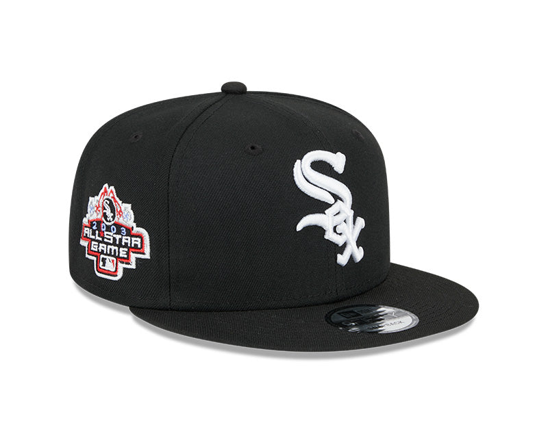 Chicago White Sox New Era 2003 World Series PATCH-UP Snapback Hat - Black