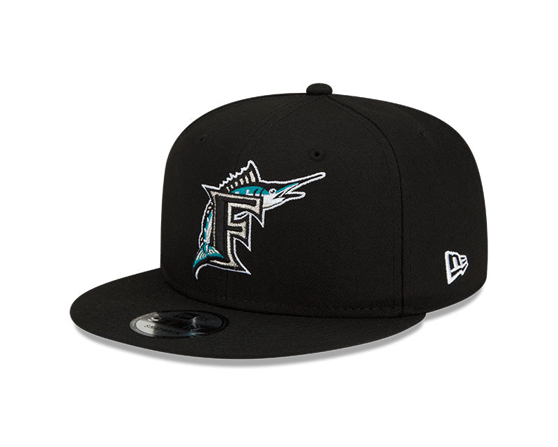 Florida Marlins Exclusive New Era 1997 World Series PATCH-UP Snapback Hat - Black