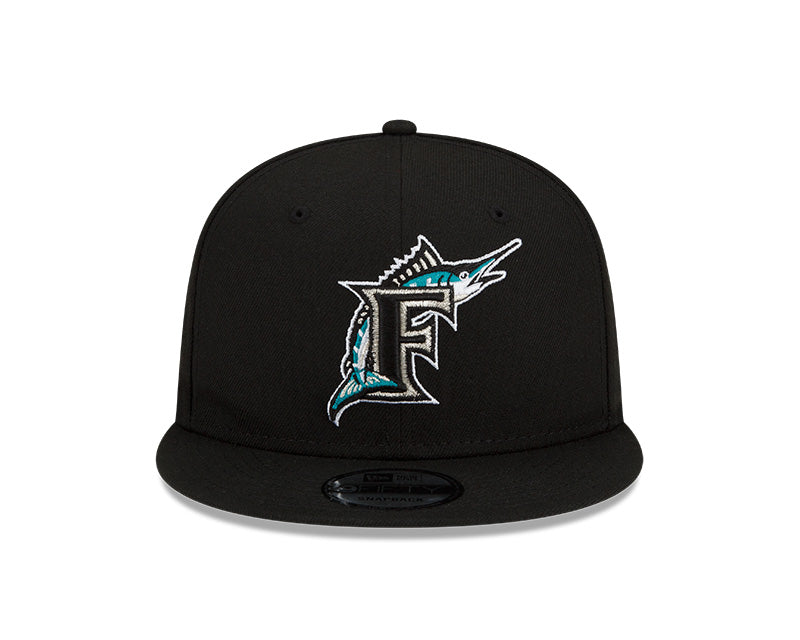Florida Marlins Exclusive New Era 1997 World Series PATCH-UP Snapback Hat - Black