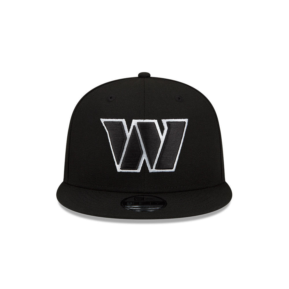 Washington Commanders New Era BLACK-WHITE SERIES 9Fifty Snapback Hat - Black/White