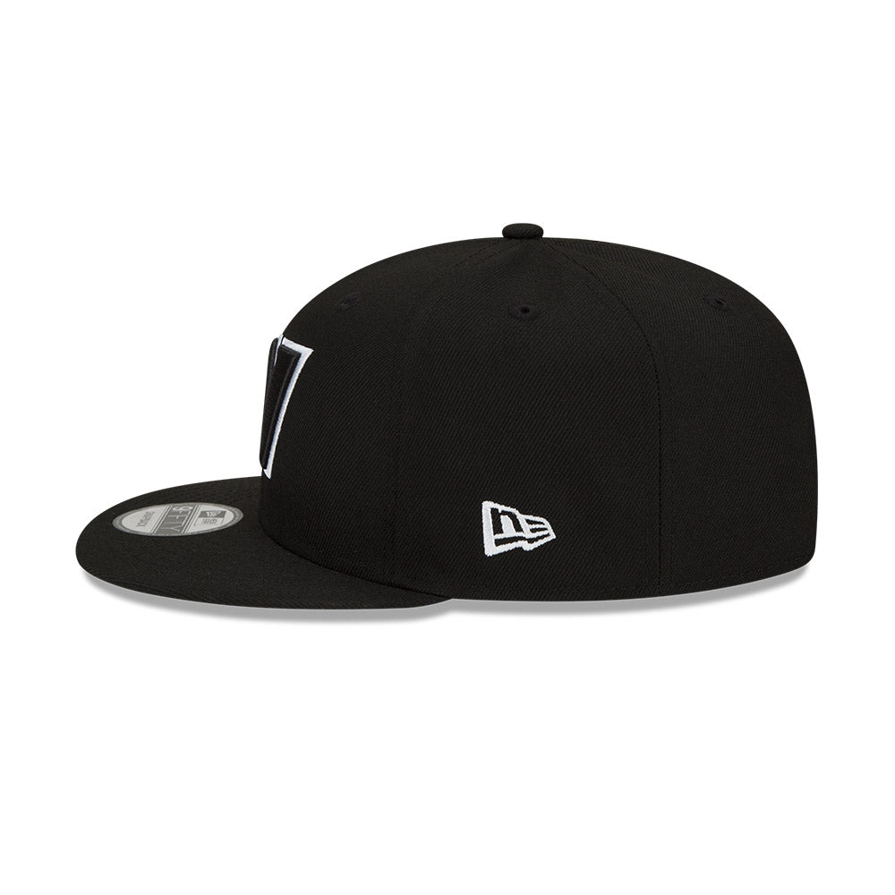 Washington Commanders New Era BLACK-WHITE SERIES 9Fifty Snapback Hat - Black/White
