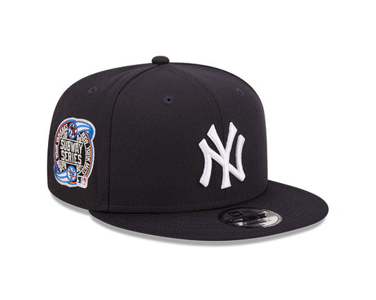 New York Yankees Exclusive New Era SUBWAY SERIES PATCH-UP Snapback Hat - Navy