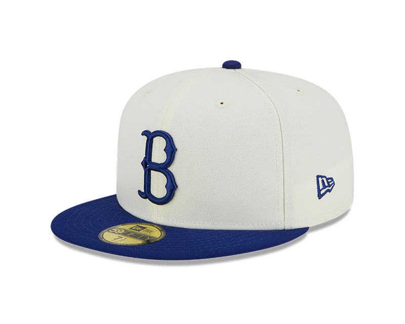 Brooklyn Dodgers 1959 ALL-STAR GAME Exclusive New Era RETRO 59FIFTY Fitted Hat - Chrome/Royal