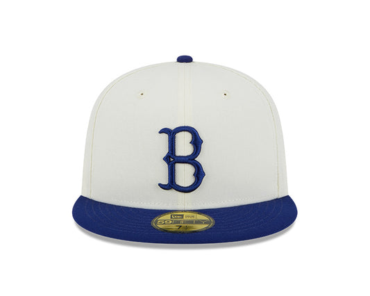 Brooklyn Dodgers 1959 ALL-STAR GAME Exclusive New Era RETRO 59FIFTY Fitted Hat - Chrome/Royal