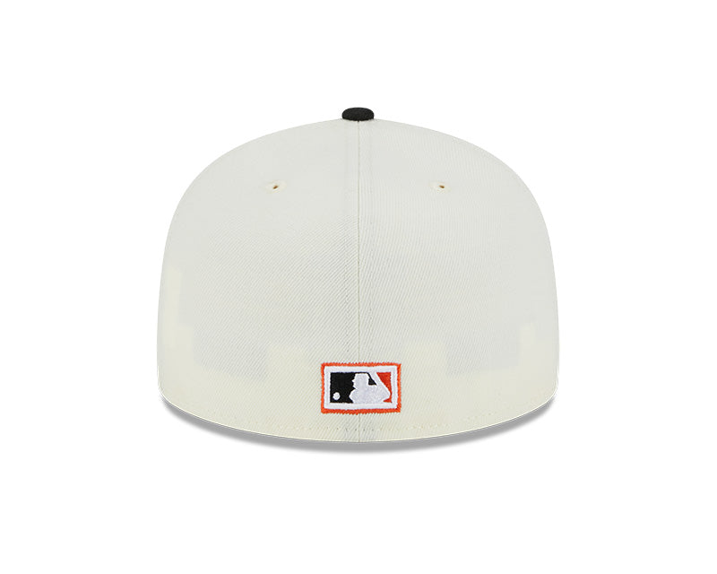 San Francisco Giants 1984 ALL-STAR GAME Exclusive New Era RETRO 59FIFTY Fitted Hat - Chrome/Black