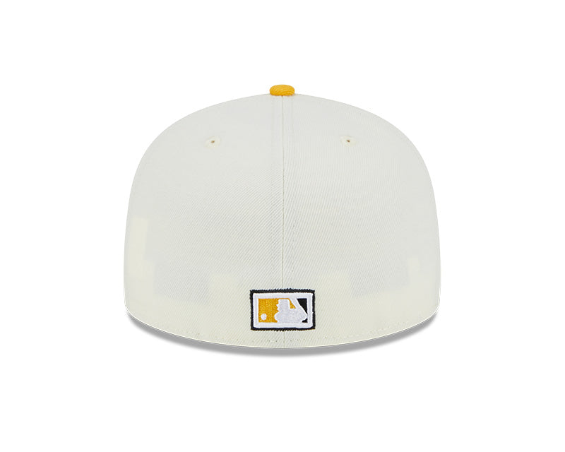 Pittsburgh Pirates 2006 ALL-STAR GAME Cooperstown Exclusive New Era RETRO 59FIFTY Fitted Hat - Chrome/Yellow