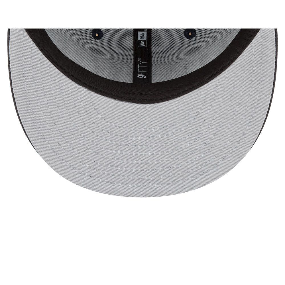 Dallas Mavericks New Era Jersey Hook Statement Edition 9FIFTY Snapback Hat - Navy/Gray