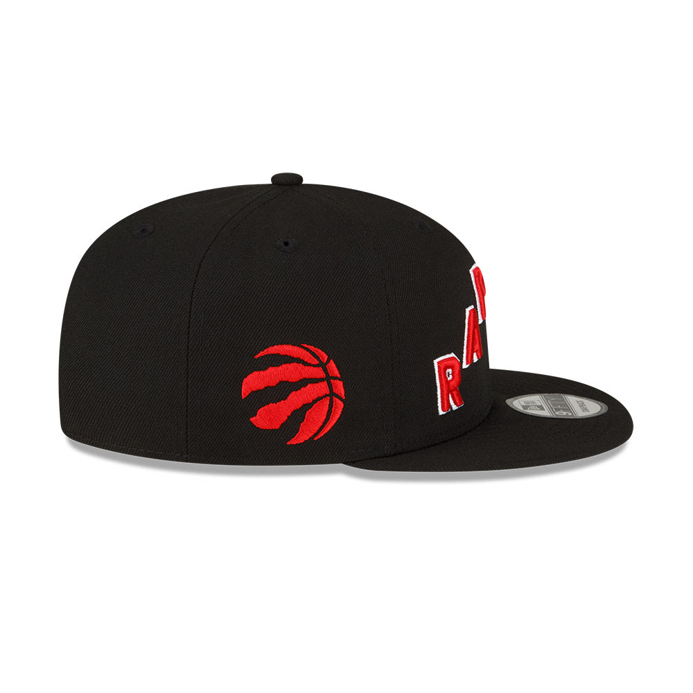 Toronto Raptors New Era Jersey Hook Statement Edition 9FIFTY Snapback Hat -Black