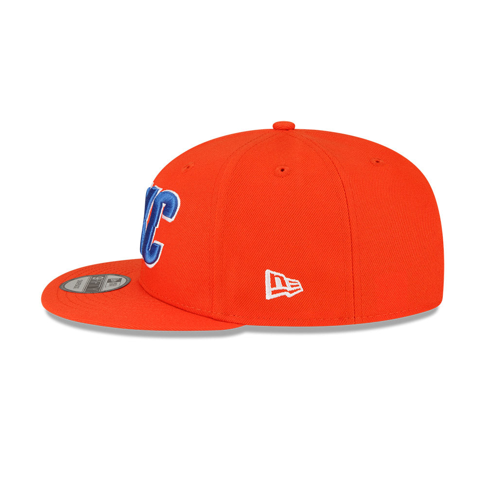 Oklahoma City Thunder New Era Jersey Hook Statement Edition 9FIFTY Snapback Hat -Orange