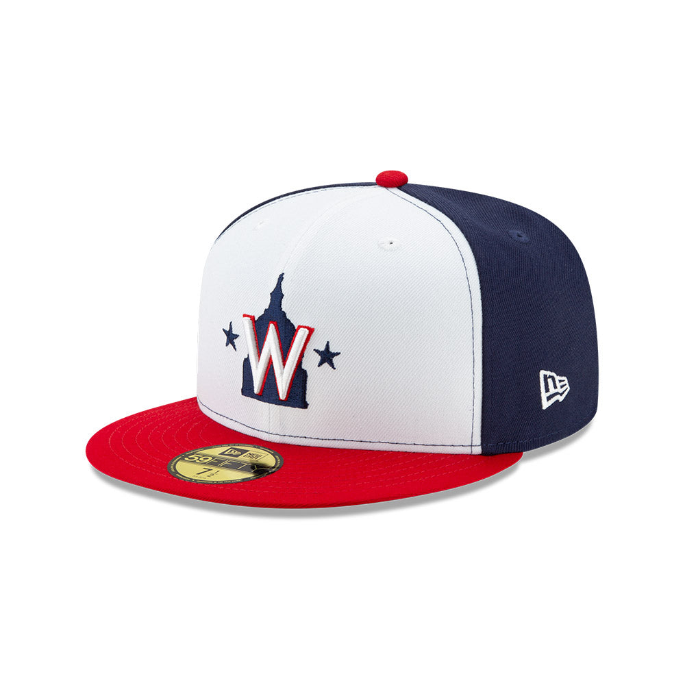 Washington Nationals Alternate 2 New Era 2024 Jackie Robinson Day 59FIFTY Fitted Hat - White/Red/Navy