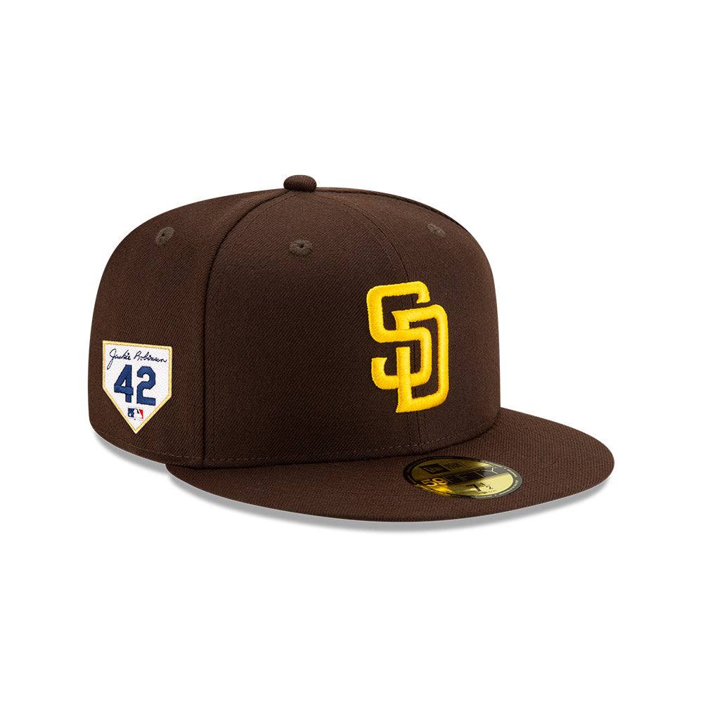 San Diego Padres New Era 2024 Jackie Robinson Day 59FIFTY Fitted Hat -Brown