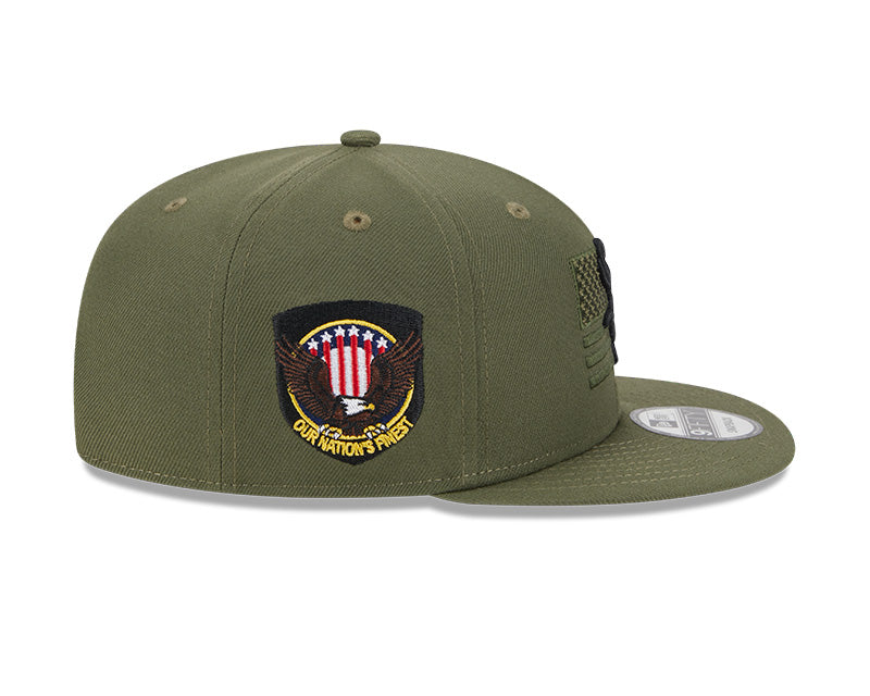 Chicago White Sox New Era 2023 Armed Forces Day 9FIFTY Snapback Hat - Olive