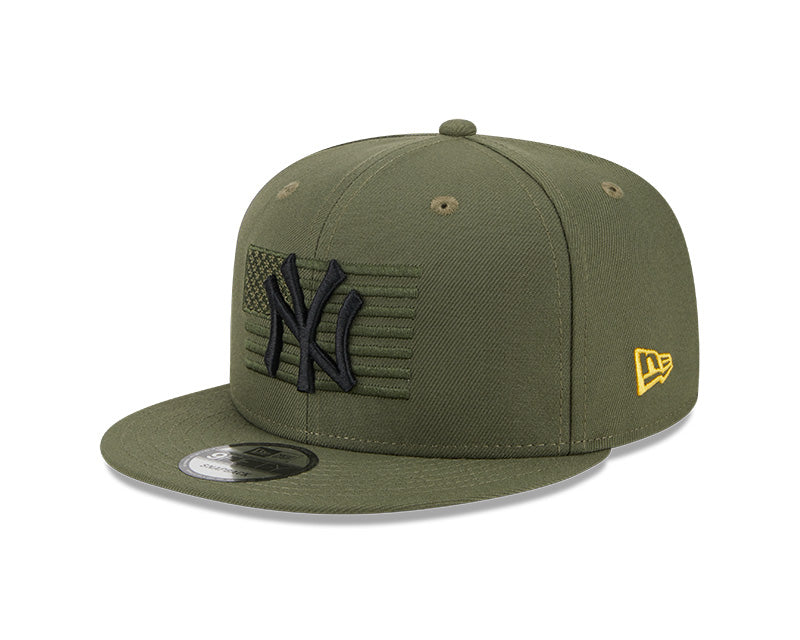 New York Yankees New Era 2023 Armed Forces Day 9FIFTY Snapback Hat - Olive