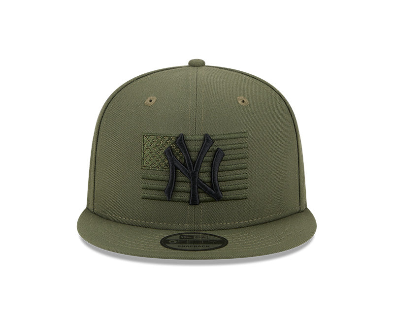 New York Yankees New Era 2023 Armed Forces Day 9FIFTY Snapback Hat - Olive