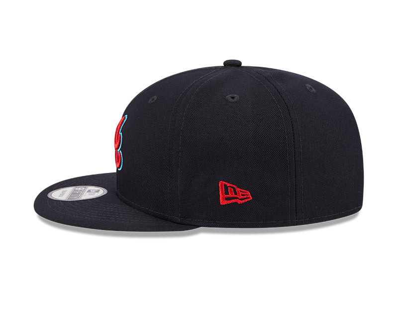 Atlanta Braves New Era 2023 FATHER'S DAY 9FIFTY Snapback Adjustable Hat - Navy