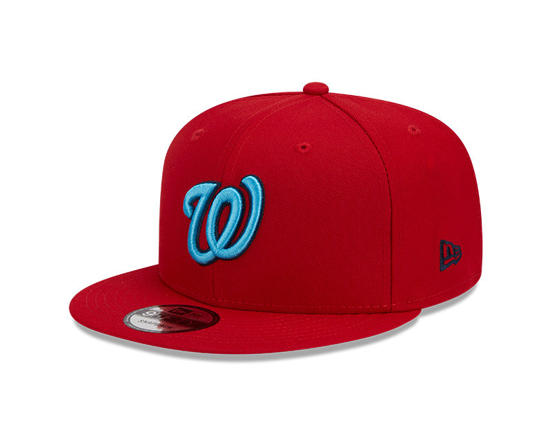 Washington Nationals New Era 2023 FATHER'S DAY 9FIFTY Snapback Adjustable Hat - Red